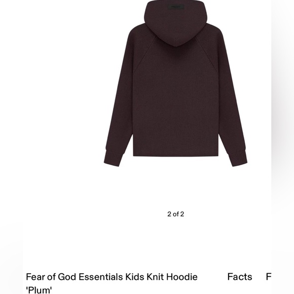 Essential’s Fear of God Knit hoodie - Picture 3 of 7